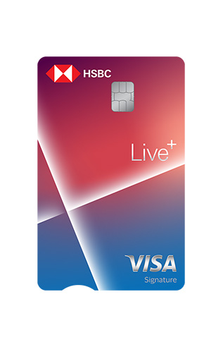 HSBC LivePlus Credit Card face